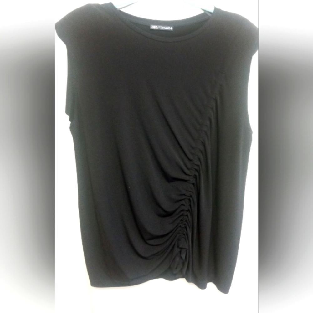 Zara Top, with Padded Shoulders, Women's Size M